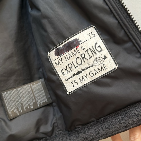 The North Face Water Repellent Quilted Sweater Fleece Jacket 4t - Picture 7 of 7